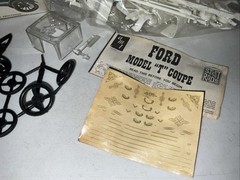 AMT Street Rods 1925 Ford Model T Coupe 1/25 Scale 1973 Model Kit