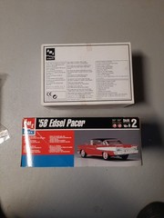 AMT Ertl 1/25 Scale ’58 Edsel Pacer Model Car Kit Open Box Parts In Unopened B