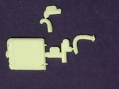 1940 Willys RADIATOR & HOSES for AMT 1:25 Model Kit 40