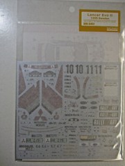SHUNKO Decal Sheet 1:24 Scale Mitsubishi Lancer Evo ll 1995 Sweden # SHK-D452