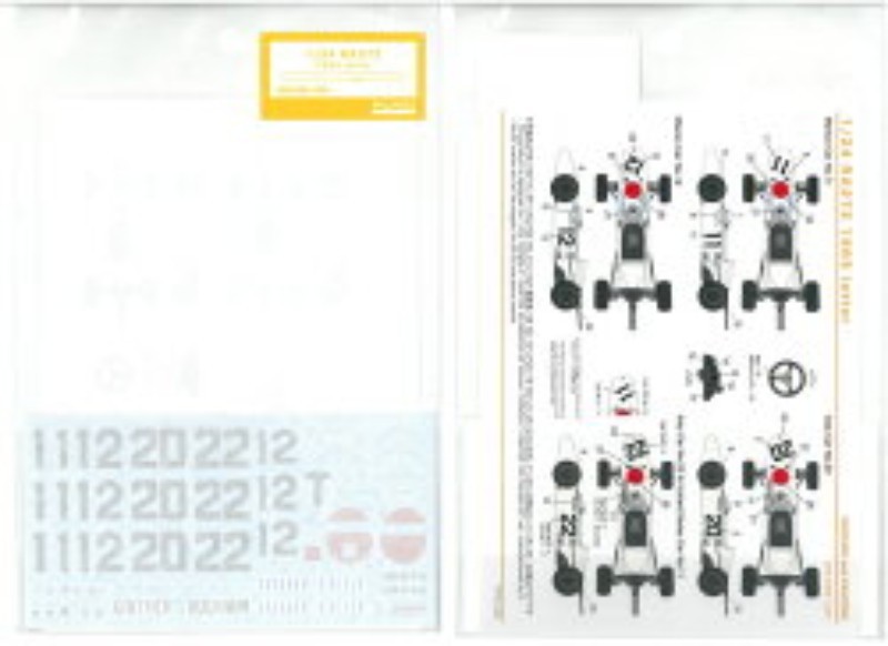 SHUNKO 1/24 RA 272 1965 for Hasegawa SHK-D365 Decal