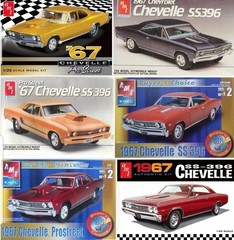 1967 Chevelle Pro Street DRIVESHAFT from AMT 1:25 Model Kit 67