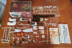 AMT Double Dragster Kit #T275 Fiat Rail Drag Late-’60s Psychadelic Art Box
