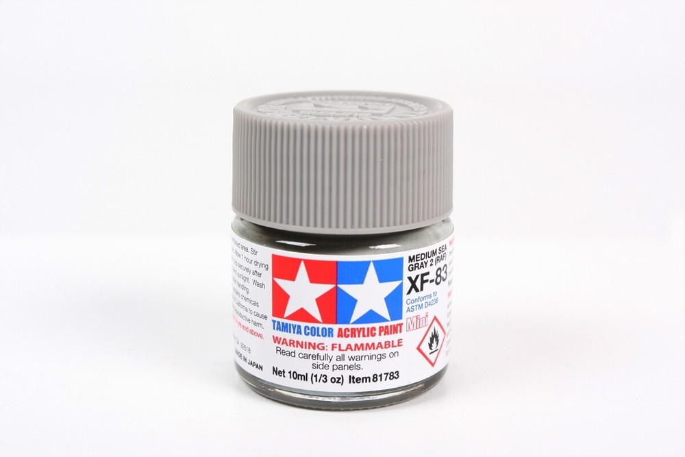 Tamiya Acrylic Mini XF83 Flat Sea Grey (10ml)