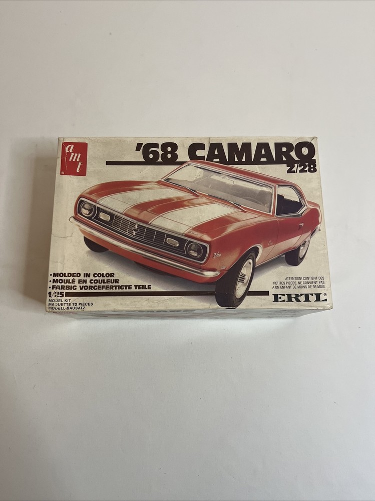 AMT 1968 Chevrolet Camaro Z-28 Issued 1999 Looks Complete 1:25 Model Kit 6559