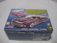 Monogram 1958 Ford Thunderbird Conv 1/24 Scale Partial Built Model Kit #85-4280