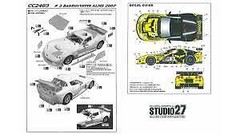 【 STUDIO27 】1/24 kit Corvette C6R #43 “Badboyvette” Lagunaseca ALMS 2007 Jp 4435