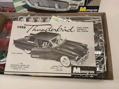 Monogram 1958 Ford Thunderbird model kit 4-in-1 Body Color Blue Awesome 😎