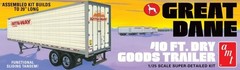 AMT 1185 1:25 Great Dane 40′ Dry Goods Trailer Plastic Model Kit