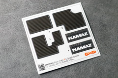 1:35 3D Floor Mats Splash Guards for KAMAZ 65115 Zvezda 3650