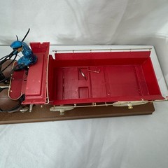VTG AMT Budweiser Clydesdales 8 Horse & Red Wagon Hitch Kit Built Plastic 35.5”