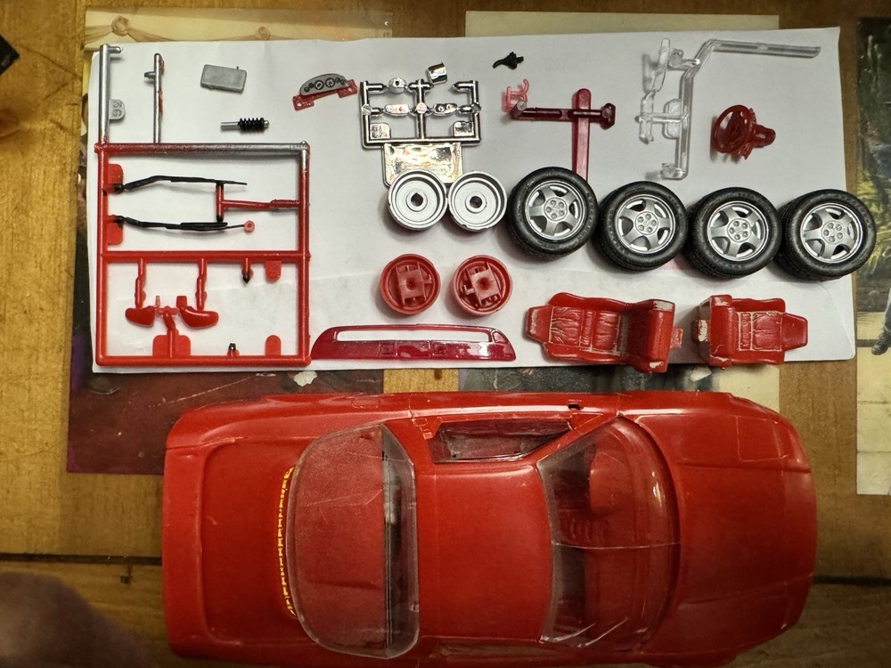 Revell Snaptite Acura NSX – Incomplete Model Kit (almost Complete)