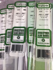 Lot Of 17 Evergreen Scale Models Strip #EVG118, 119, 120, 121, 122, 123 Building