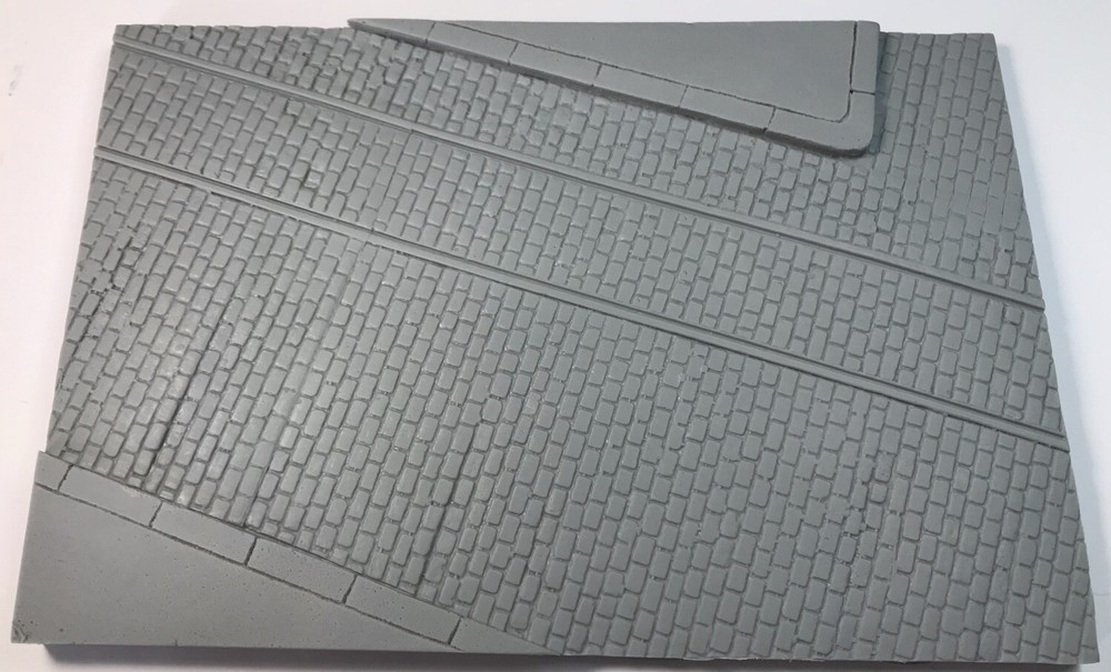 1/35th Scale Brick street with Tram Rails Resin Base Armour Modeling TW-35223