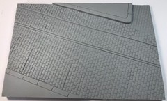 1/35th Scale Brick street with Tram Rails Resin Base Armour Modeling TW-35223