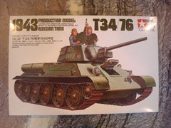 Tamiya 1943 Prod. Model T34/76 Russian Tank 1/35 Plastic Model Kit #MM159
