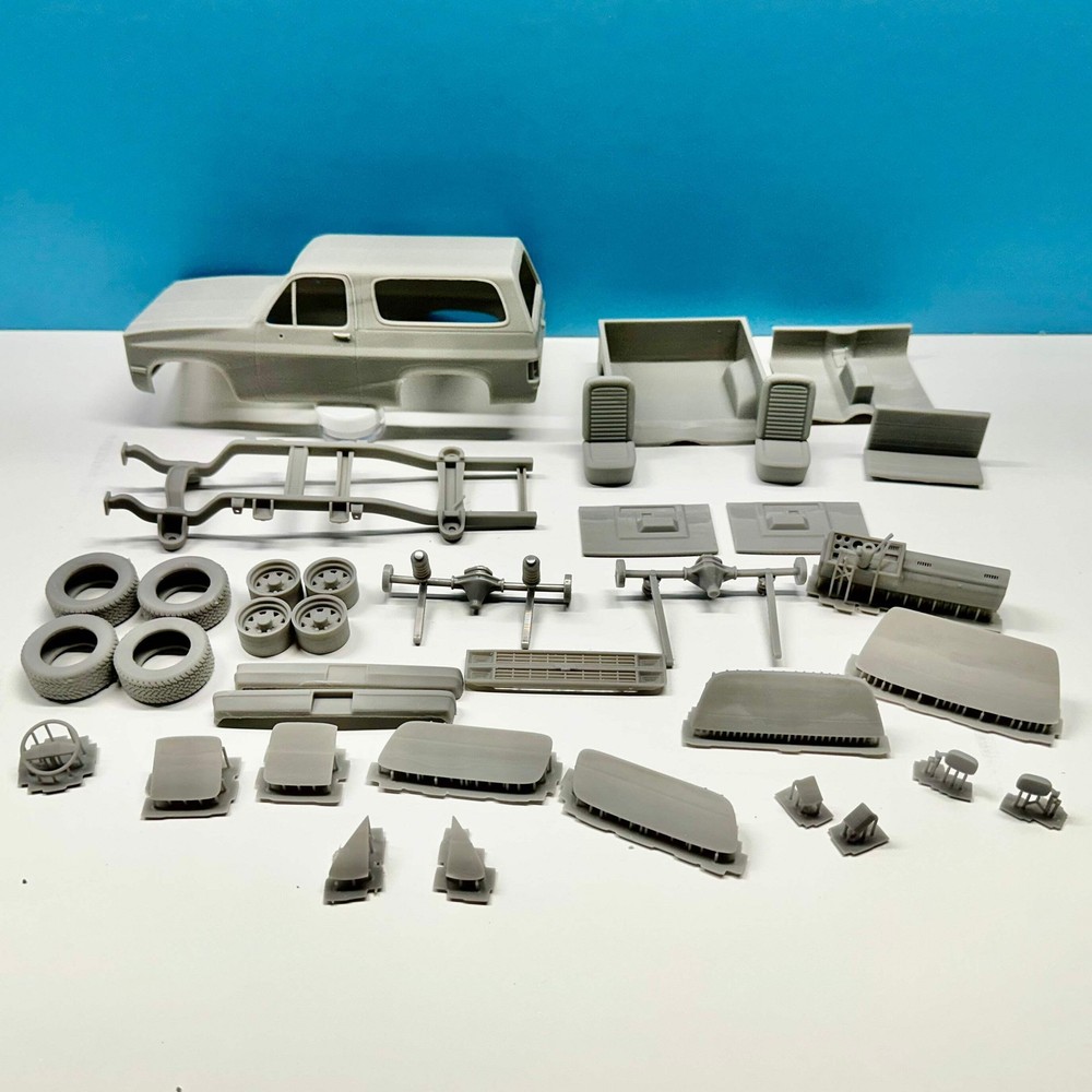 1984 Chevy Blazer K5 3D Printed Resin Model Kit