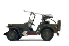 1941 Willys Overland Army Military Jeep MB Metal Model 11.5″ Automotive Decor
