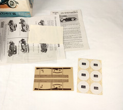 Gabriel Hubley Model SJ Duesenberg Town Car 1/18 Scale Classic Metal Model Kit