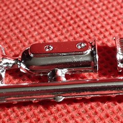 Chrome Blower Scoop 1960 Chevy Corvette 1:25 Scale Model Car Part MPC