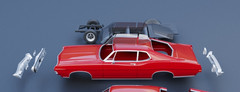 ABS-LIKE RESIN 3D PRINTED 1/25 1968 FORD GALAXIE 500 2-DOOR FASTBACK KIT
