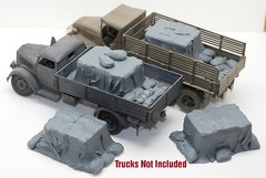 1/35 Universal/Generic Truck Load Set #5 (TarpCovered Crates) Value Gear