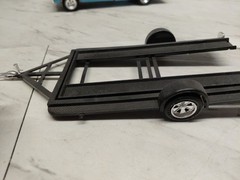 Model Junkyard/parts Plastic ,Nice Custom Car Lot Of 3 Race Car/ Truck/Trailer