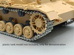 1/35 Scale Metal Track Links w/metal pin for Panzerkampfwagen III/IV Tank Model