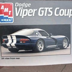 🐍AMT💙Dodge🐍Viper GTS Coupe🇺🇸Automotive Concept 1/25 Model