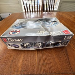 AMT Ertl Shelby Cobra 427 Model Car Kit 1:16 Scale NEW OPEN BOX COMPLETE *L@@K*
