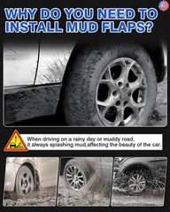 Autorder Mud Flaps Splash Guards for 2023-2025 2026 Honda Accord Accessories