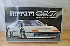 Fujimi Ferrari BB512 Berlinette Boxer 1/16 Scale Model Kit-Not Assembled