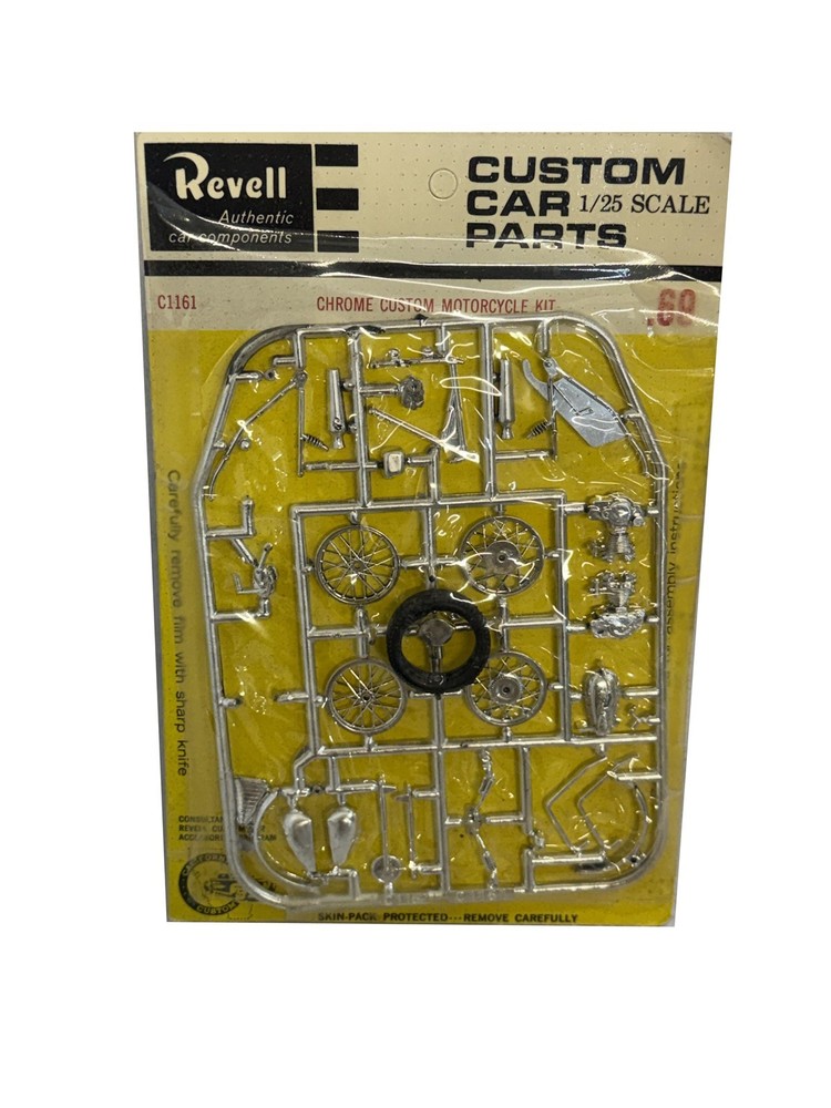 Revell Custom Car Parts 1:25 Scale C1161 Chrome Custom Motorcycle Kit
