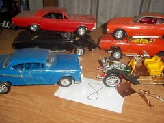 Model Car Junkyard/Parts Lot Salvage Built Plastic Models #8