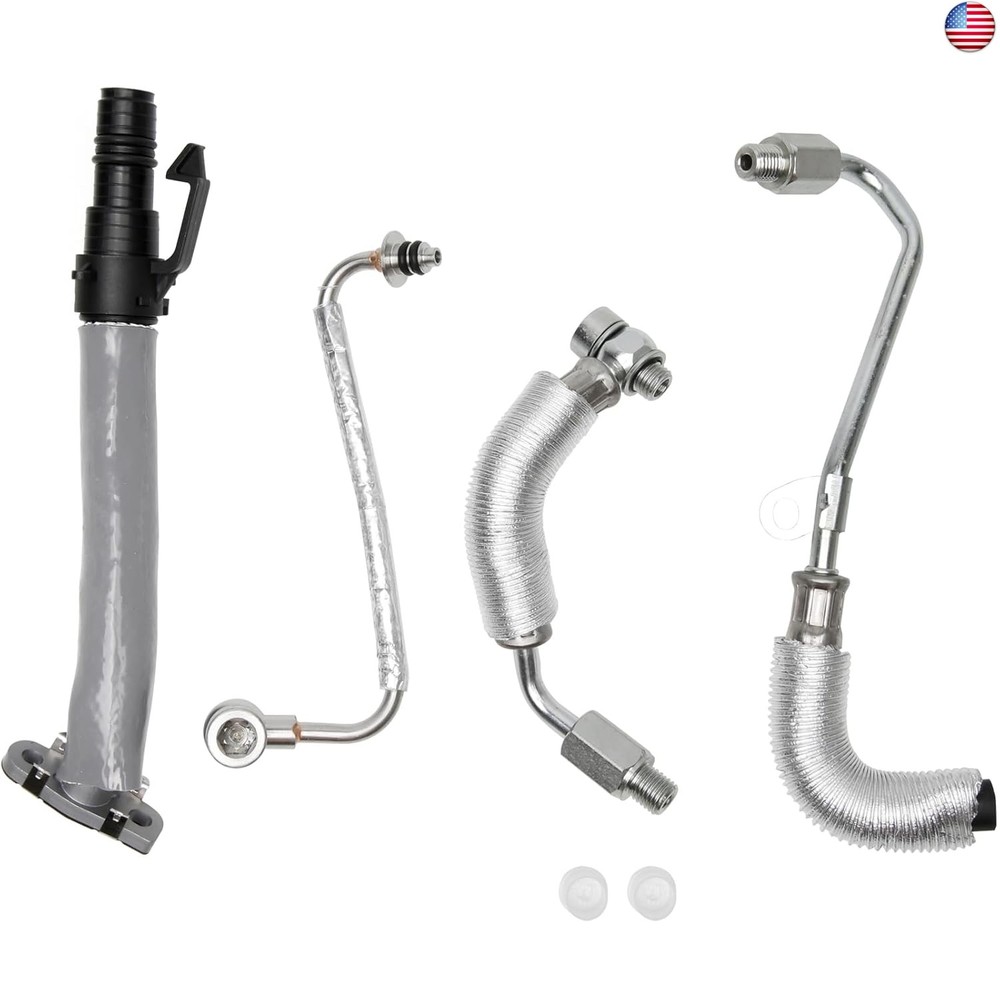 Turbo Return Hose Set Replacement by AA Ignition – Compatible with Buick and
