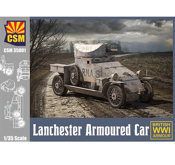 1/35 WWI British Lanchester Armoured Car