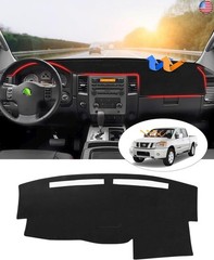 CARTIST Dashboard Cover Compatible with Nissan Titan 2004-2012 Accessories Dash