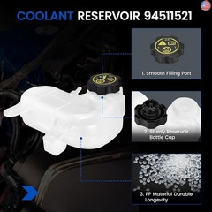 Engine Coolant Reservoir Tank 94511521 Compatible with Chevrolet Spark