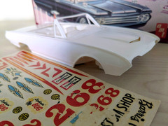 L@@K! *RARE ORIGINAL VINTAGE AMT 1962 THUNDERBIRD CV KIT **COMPLETE *SUPER NICE!