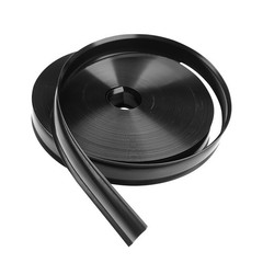 1″ Black Vinyl Trim Molding Screw Cover RV Boat Camper Travel 25 ft,