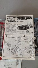 RARE Vintage “Cannonball Run” Ferrari 512BB model car kit!