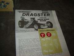 Monogram 0789 Slingshot Dragster Box Opened Kit Mint in Box 1/25 Scale 1996 Kit