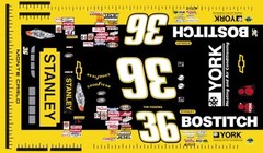 #36 Time Fedewa BOSTITCH Chevy 2000 1/24th – 1/25th Scale Decals