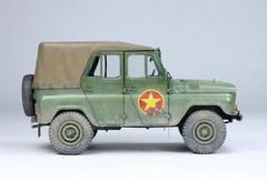 PreSale NVA UAZ-469 Staff Car Vietnam war 1:35 Pro Built Model