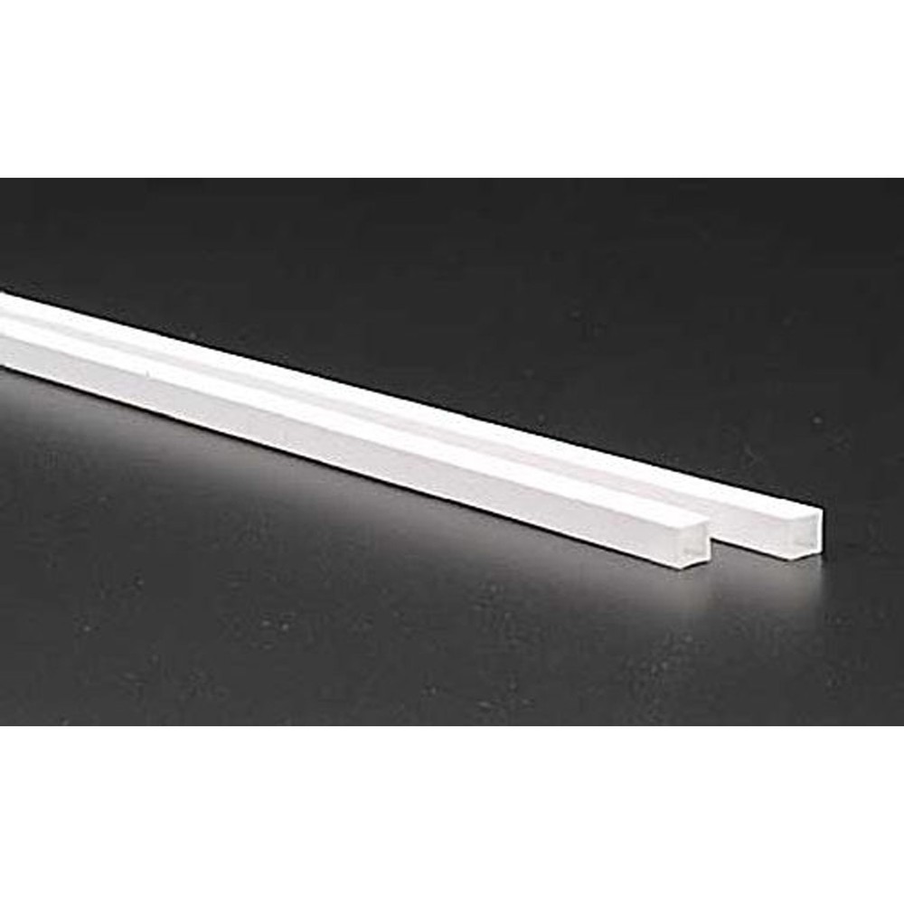 Evergreen Scale Models Square Tubing 1/4 2 EVG254 Plastic Building Supplies
