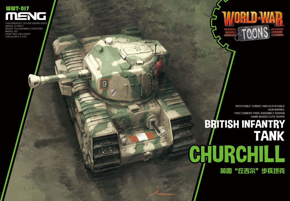 Meng World War Toons – British Infantry Tank Churchill [Q Version]