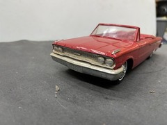 C10 1963 Ford Galaxie Convertible Vintage promo model 1/25 McM.