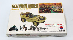 Nitto Schwimm Wagen WW II German Army Model 1/76 Scale Kit #448-250 Open Box