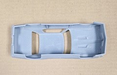 ABS-LIKE RESIN 3D PRINTED 1/25 1970 PONTIAC GTO OUTLAW DRAG BODY