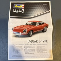 Revell 1:24 Jaguar XK-E (E-Type) Coupe *New Tooling* – MPN 85-4509 Sealed Parts